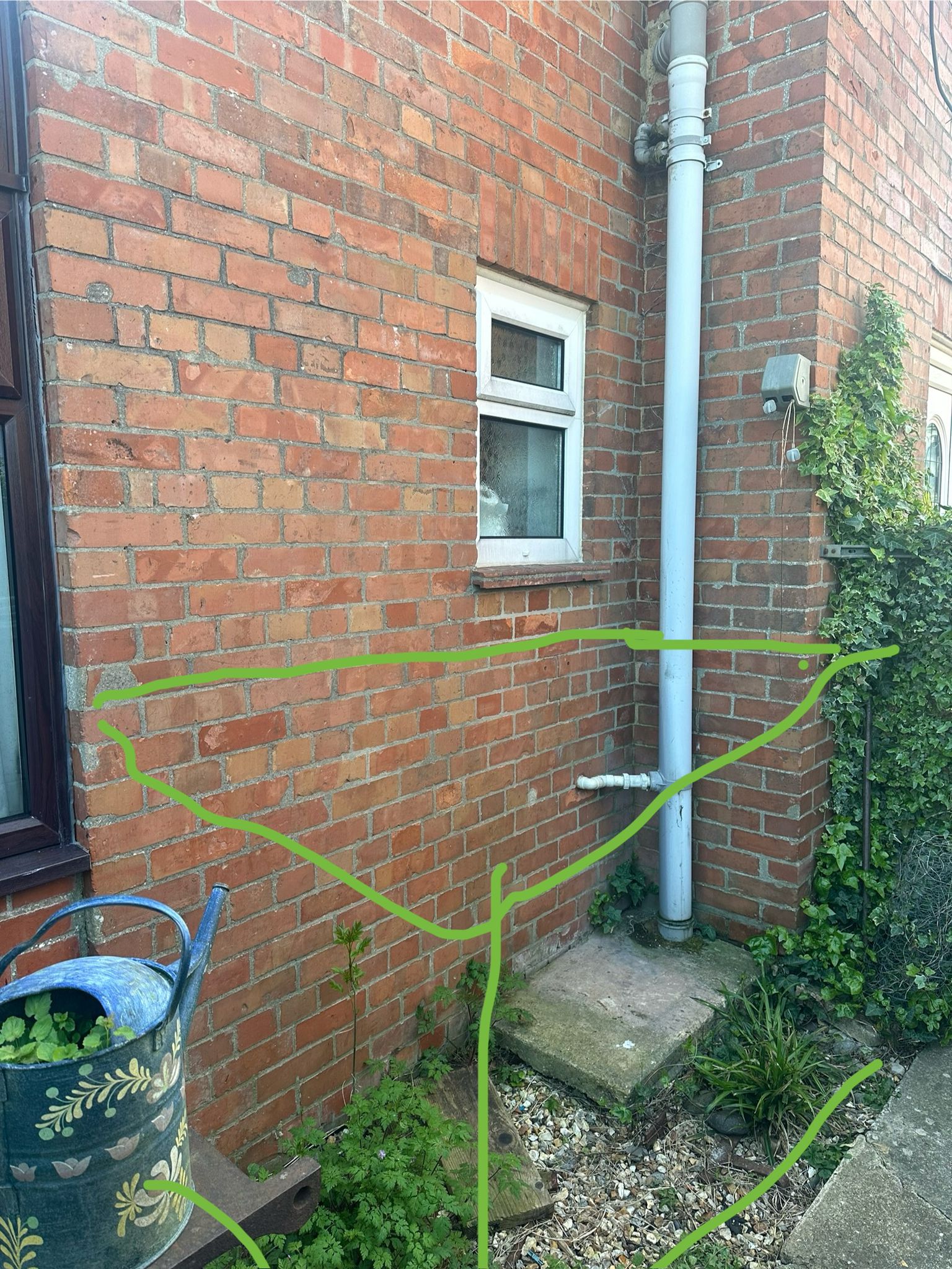 External utility extension before work